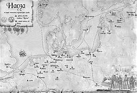 Средневековая карта Ганзейского союза
